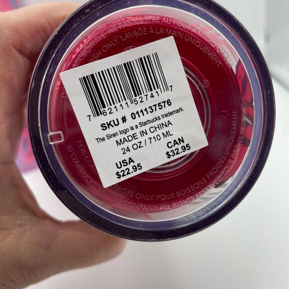 Starbucks 2022 Holiday Venti 24.6 oz Tumblers New Never Used - Picture 6 of 7